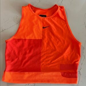 Nike Bright Orange Sports Crop Top